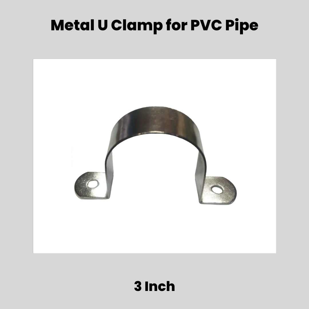 Metal U Clamp for PVC Pipe