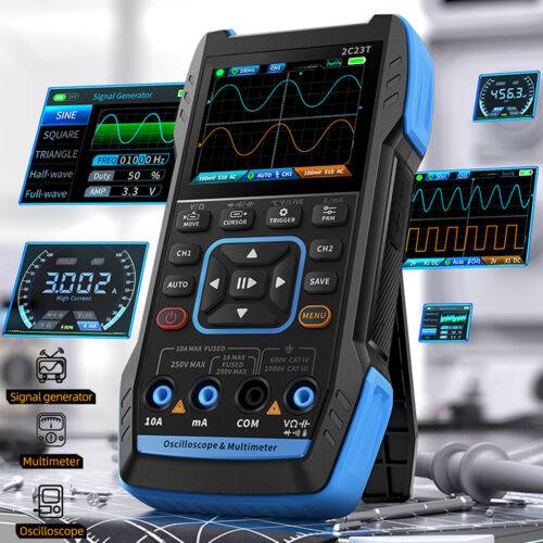 FNIRSI 2C23T- 3in1 Handheld Digital Oscilloscope 10Mhz Bandwidth With 2 Channels
