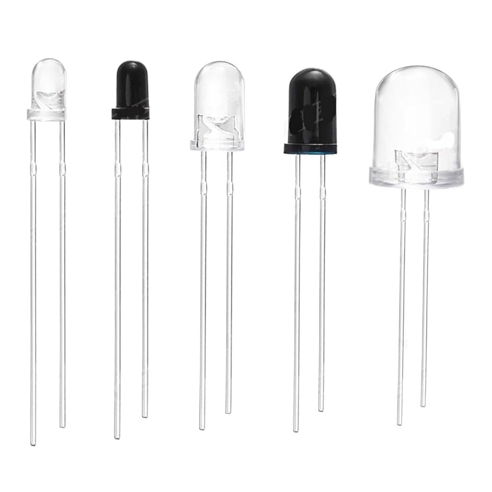 IR Receiver & Transmitter LED Pair (Round Head)