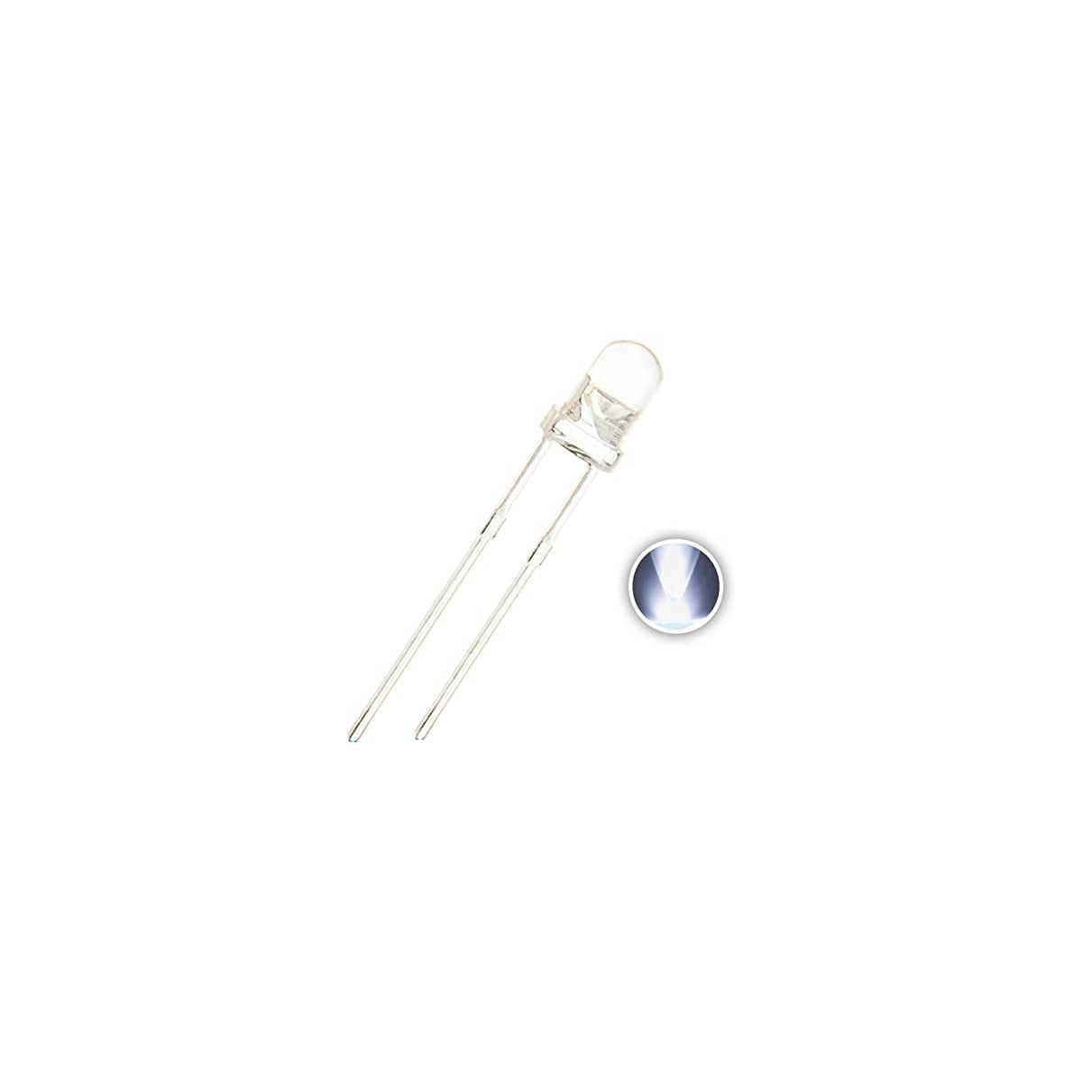 DIP LED 3mm Round Top
