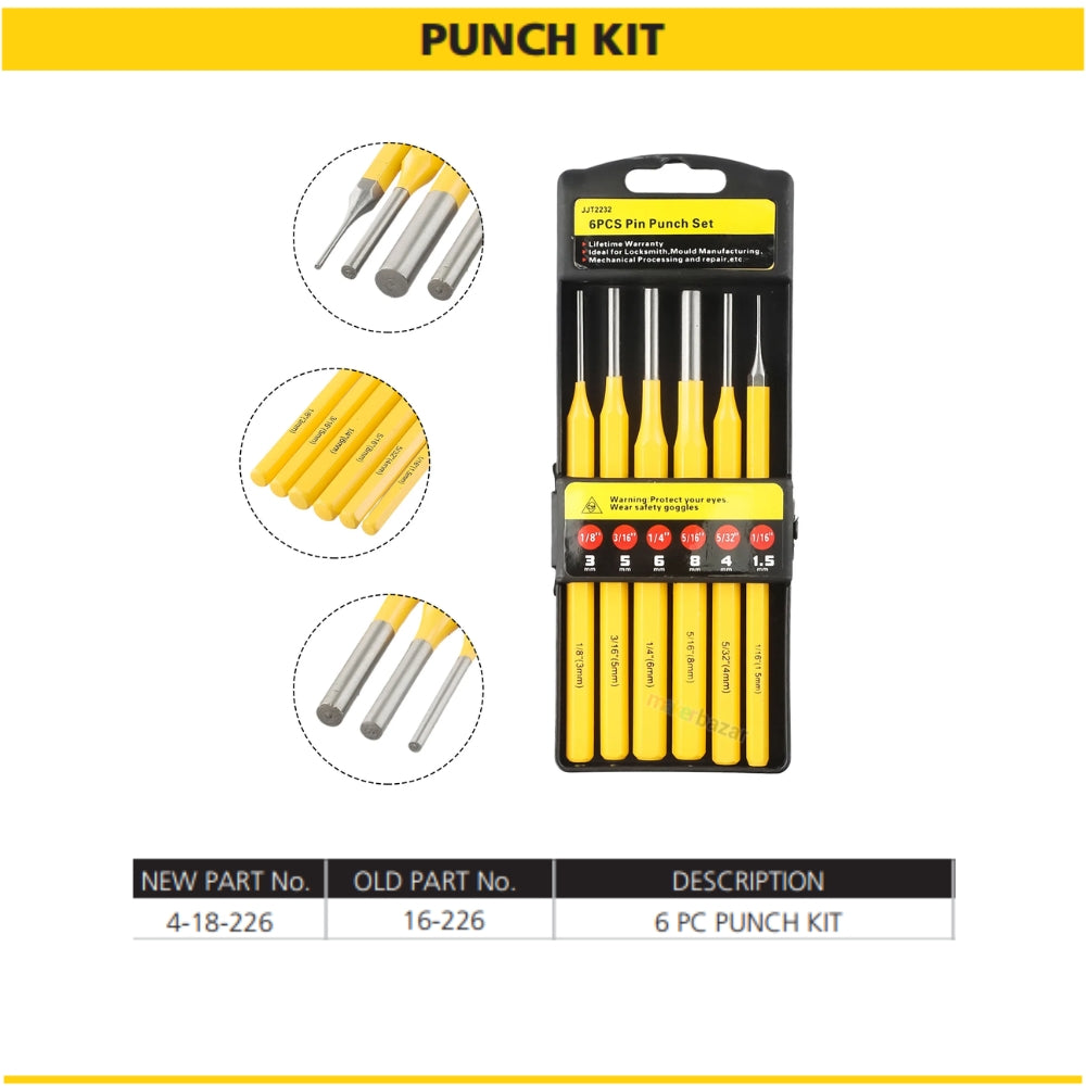 Stanley Punch/Cold Chisel Sets