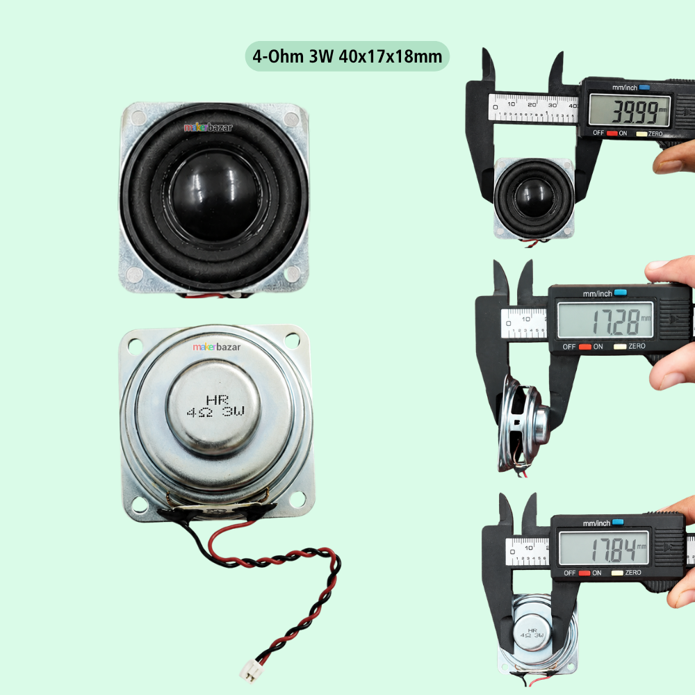 40mm 1.5-Inch Internal Magnet Speaker With Frame