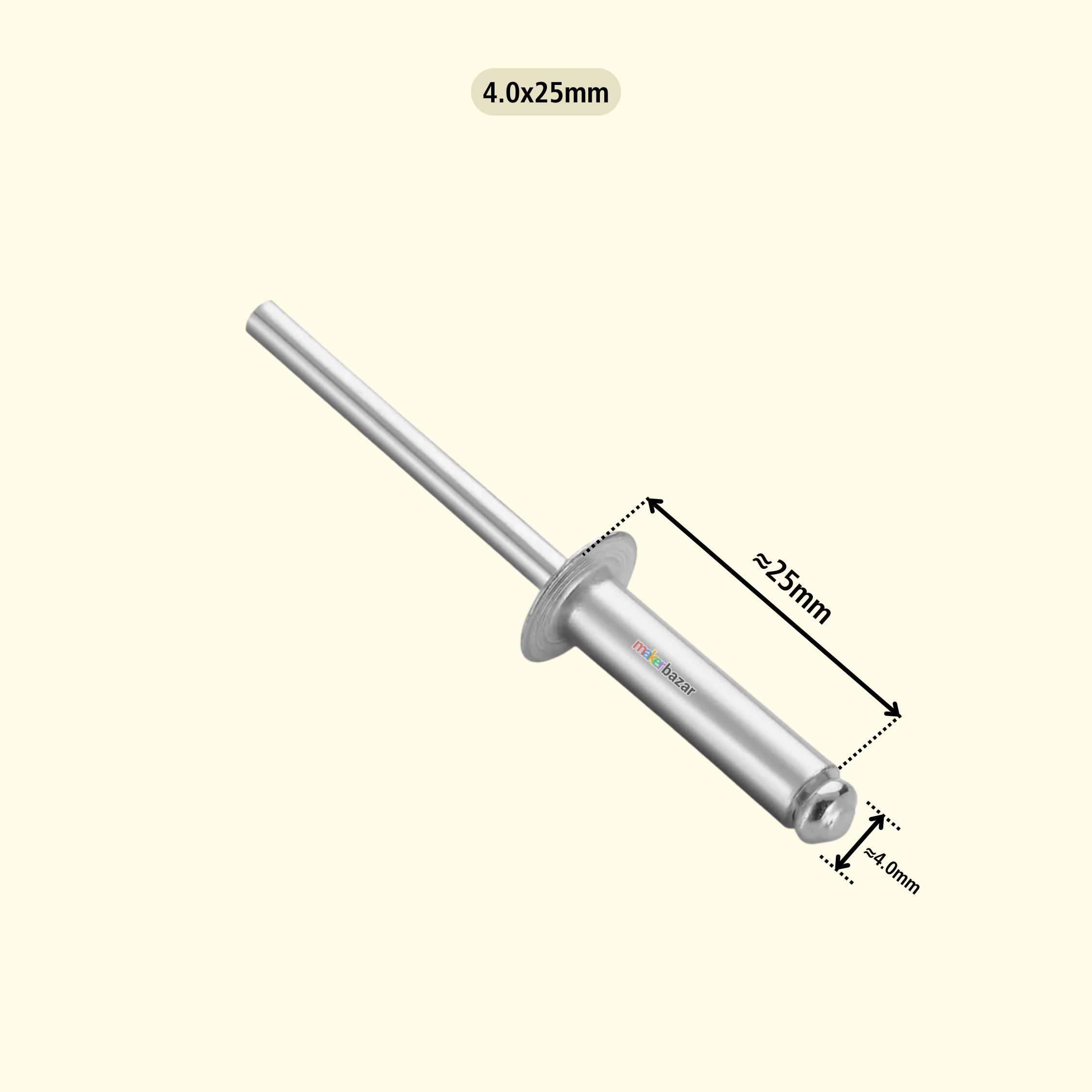 4.0mm Aluminium Blind Pop Rivets