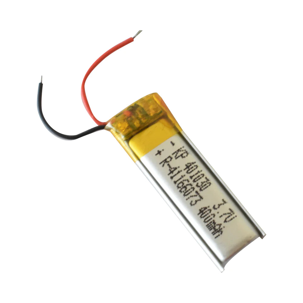 KP: 400mAh Lipo Battery - Single Cell 3.7V Lithium Polymer Battery