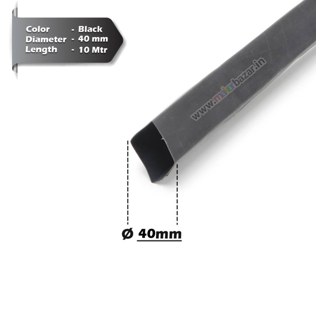 Black Heat Shrink Sleeve Tube For Wire Protection