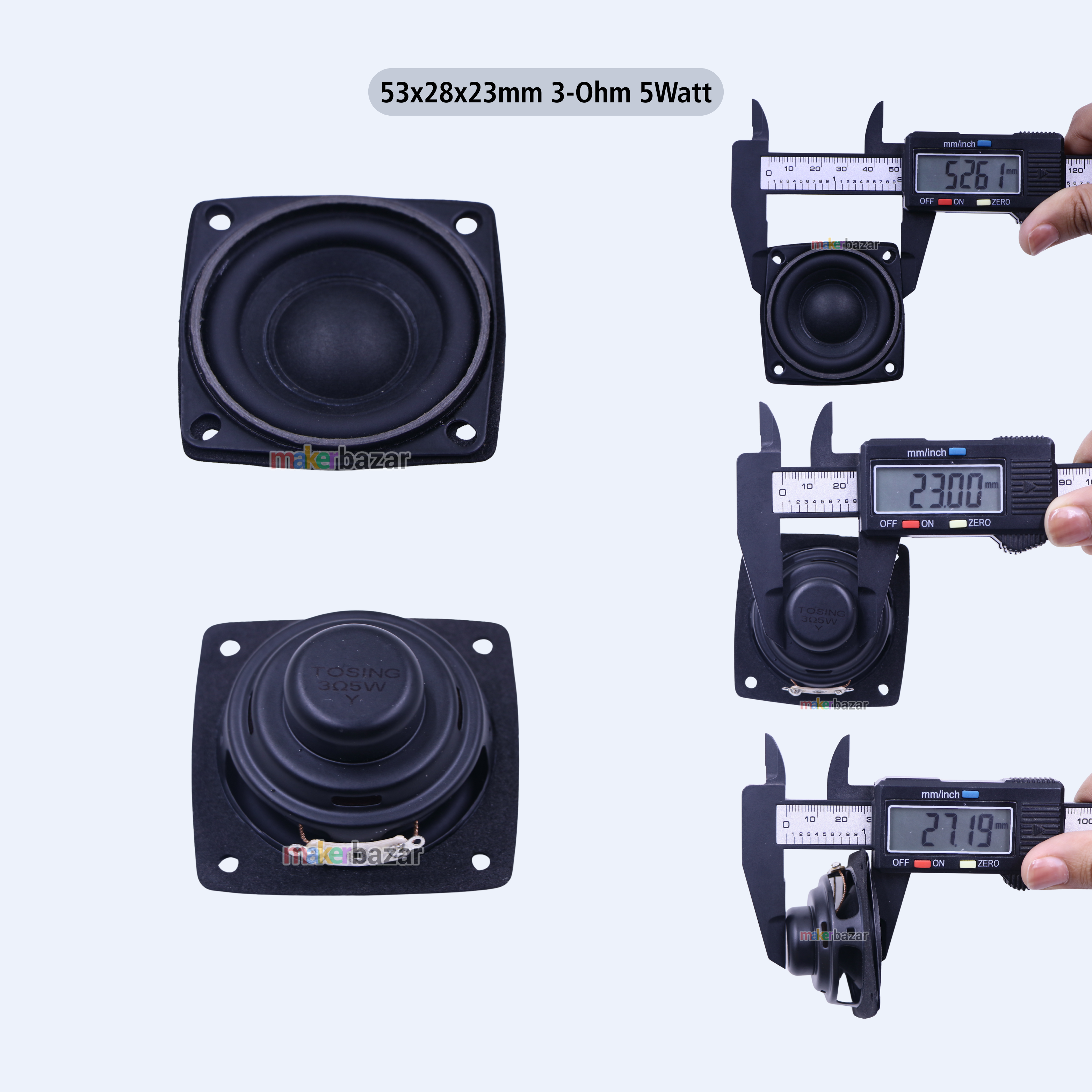 2-Inch Internal Magnet Speakers With Frame
