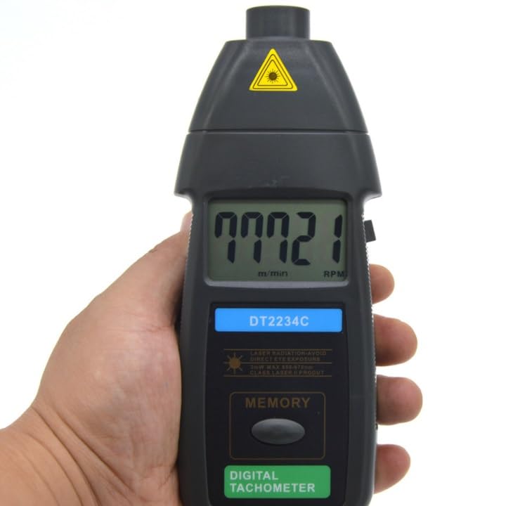 Digital Non-Contact Laser Tachometer RPM Measurer