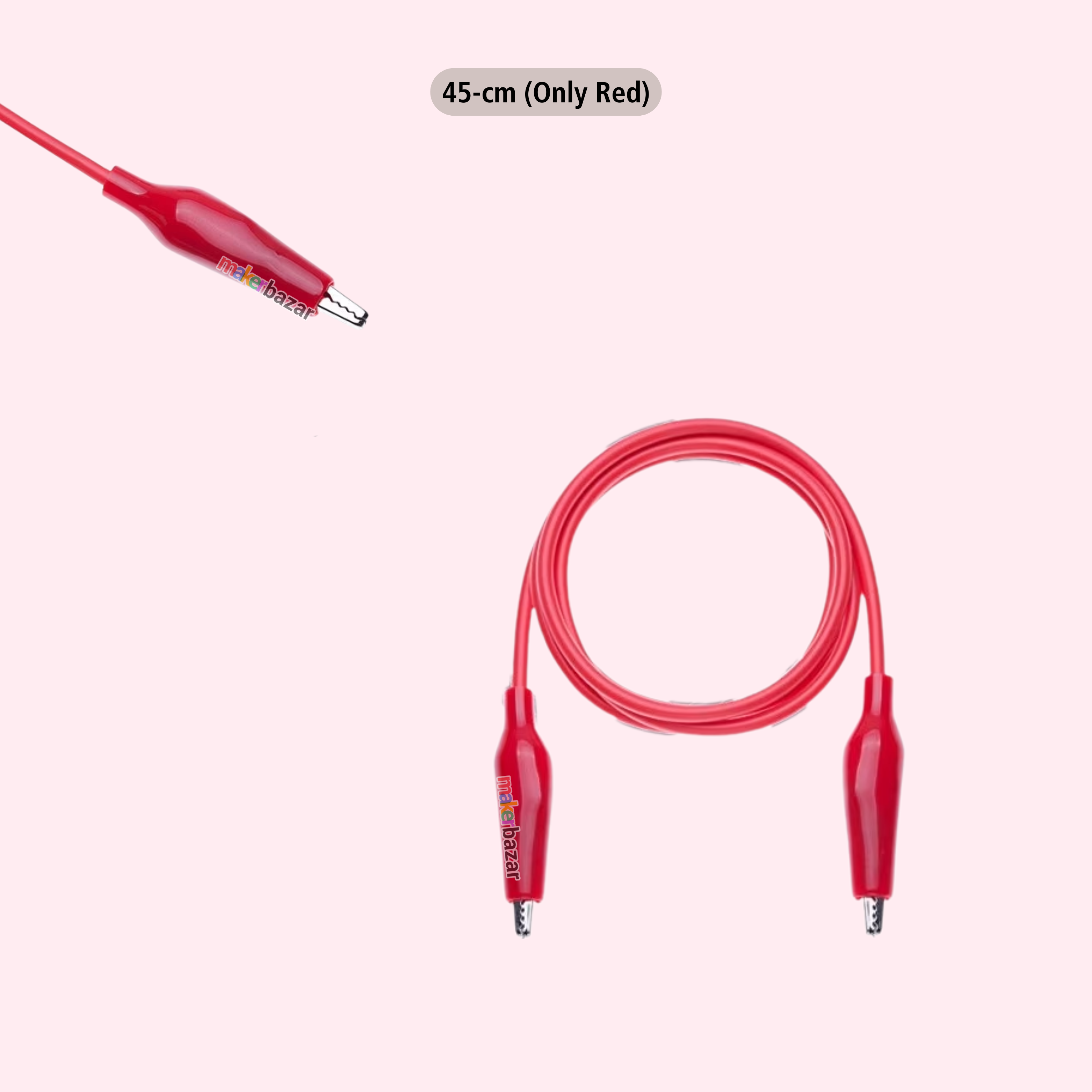 Double-Ended Crocodile Alligator Clip with Wire