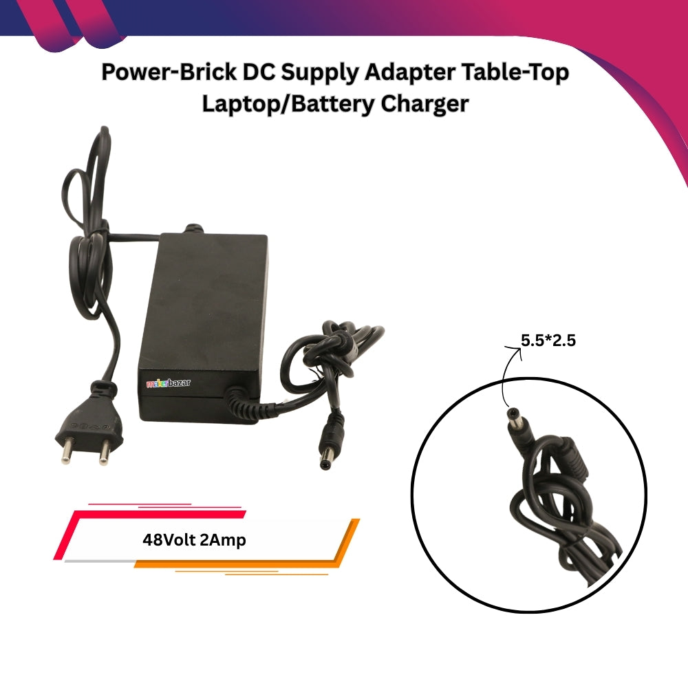 Generic: Power-Brick DC Supply Adapter Table-Top Laptop/Battery Charger
