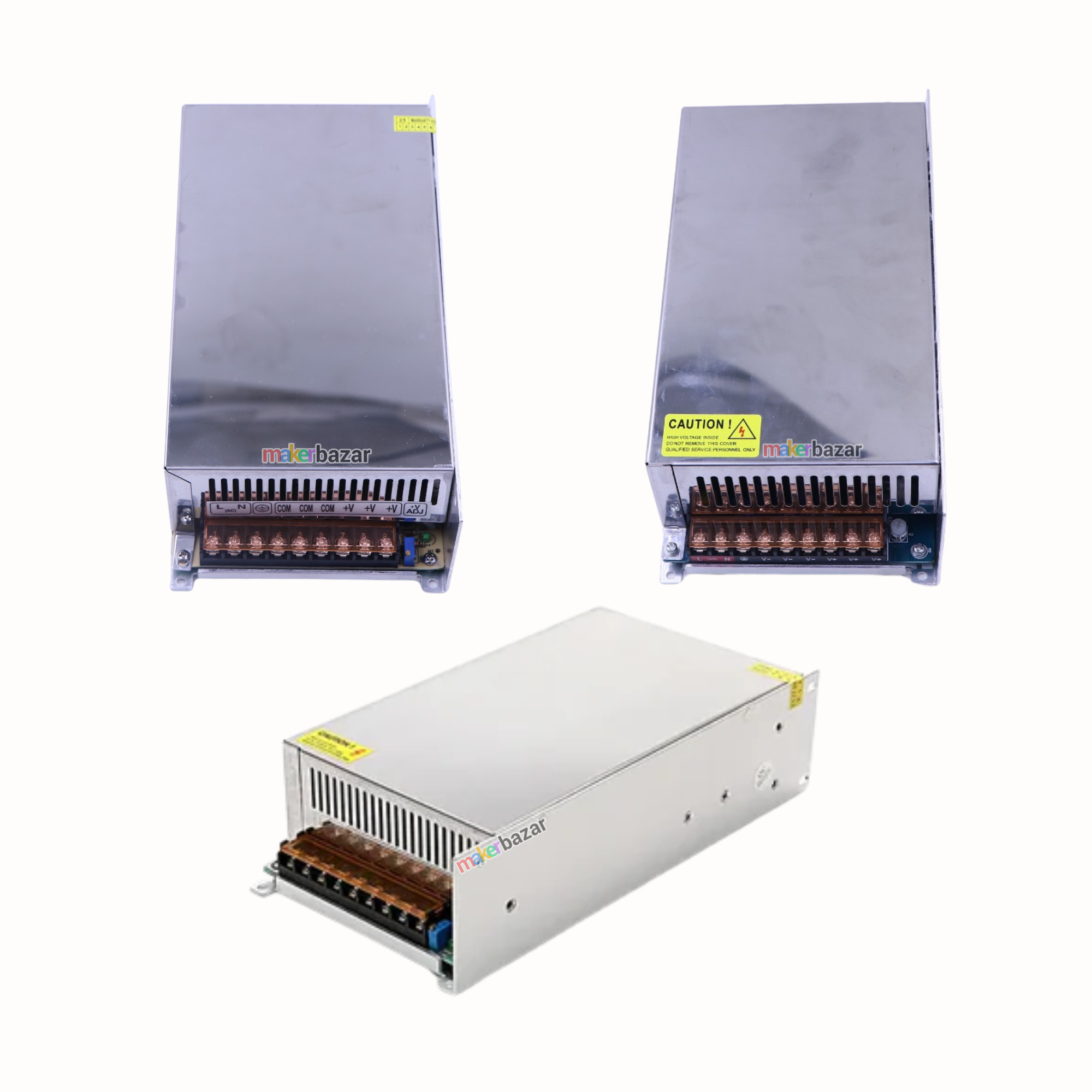 48Volt DC Switch Mode Power Supply (SMPS) Rectangular Metal Casing