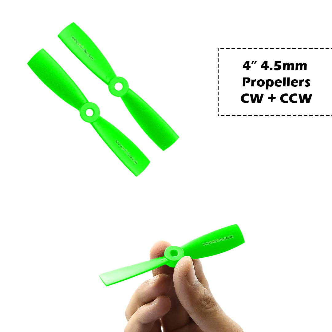 2-Blades 4.5mm Propellers For Drone/Quadcopters CW + CCW (1-Pair)