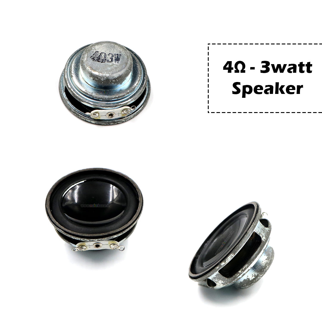 40mm 4-ohm Speaker Aluminum Shell Internal Magnet 1.6inch