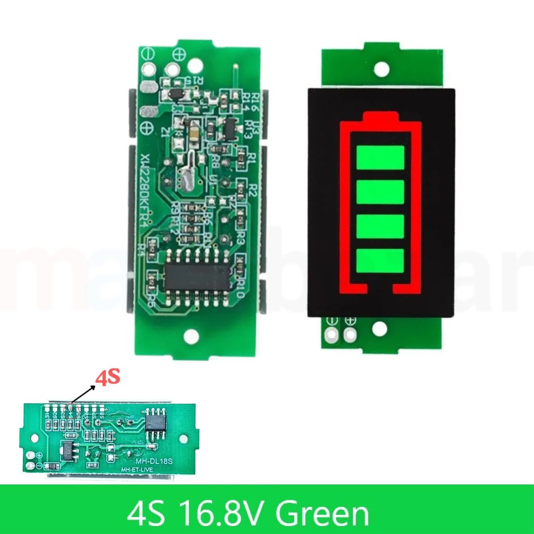 18650 Lithium Battery Capacity Indicator Module