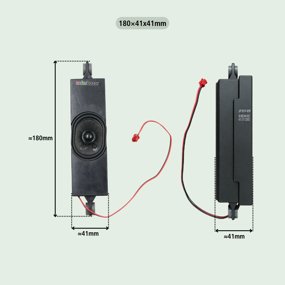 4Ω 15W LED/LCD/OLED LAPTOP & TV Speakers -REFURBISHED
