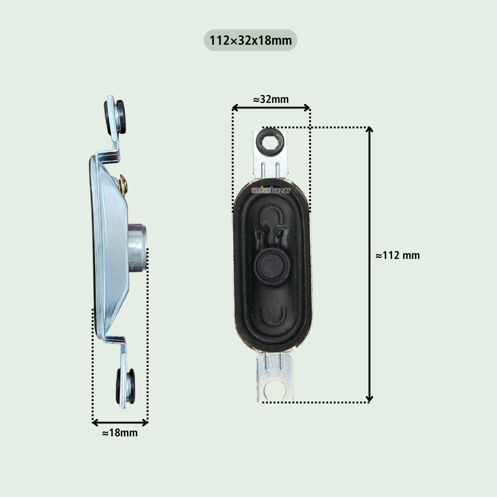 4Ω 5W LED/LCD/OLED LAPTOP & TV Speakers -REFURBISHED