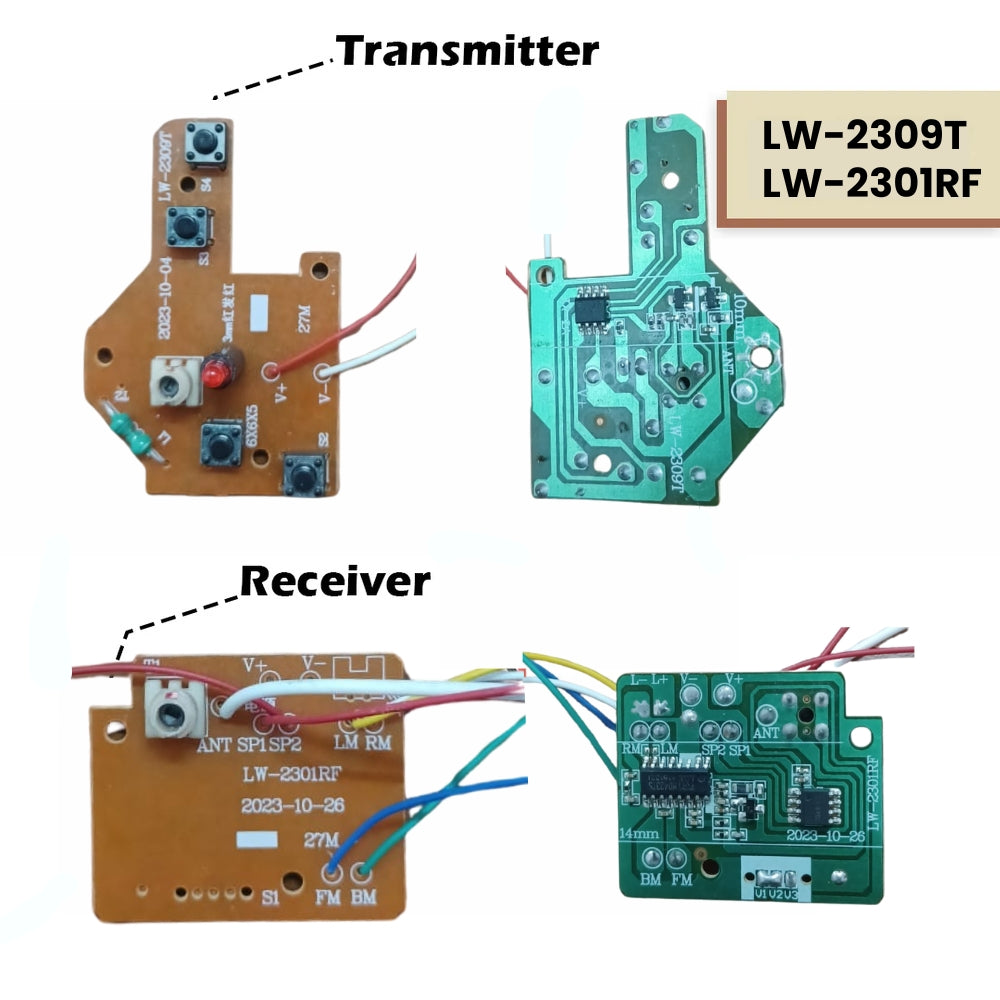 4CH RC Remote Control Wireless Transmitter and Receiver Circuit Board