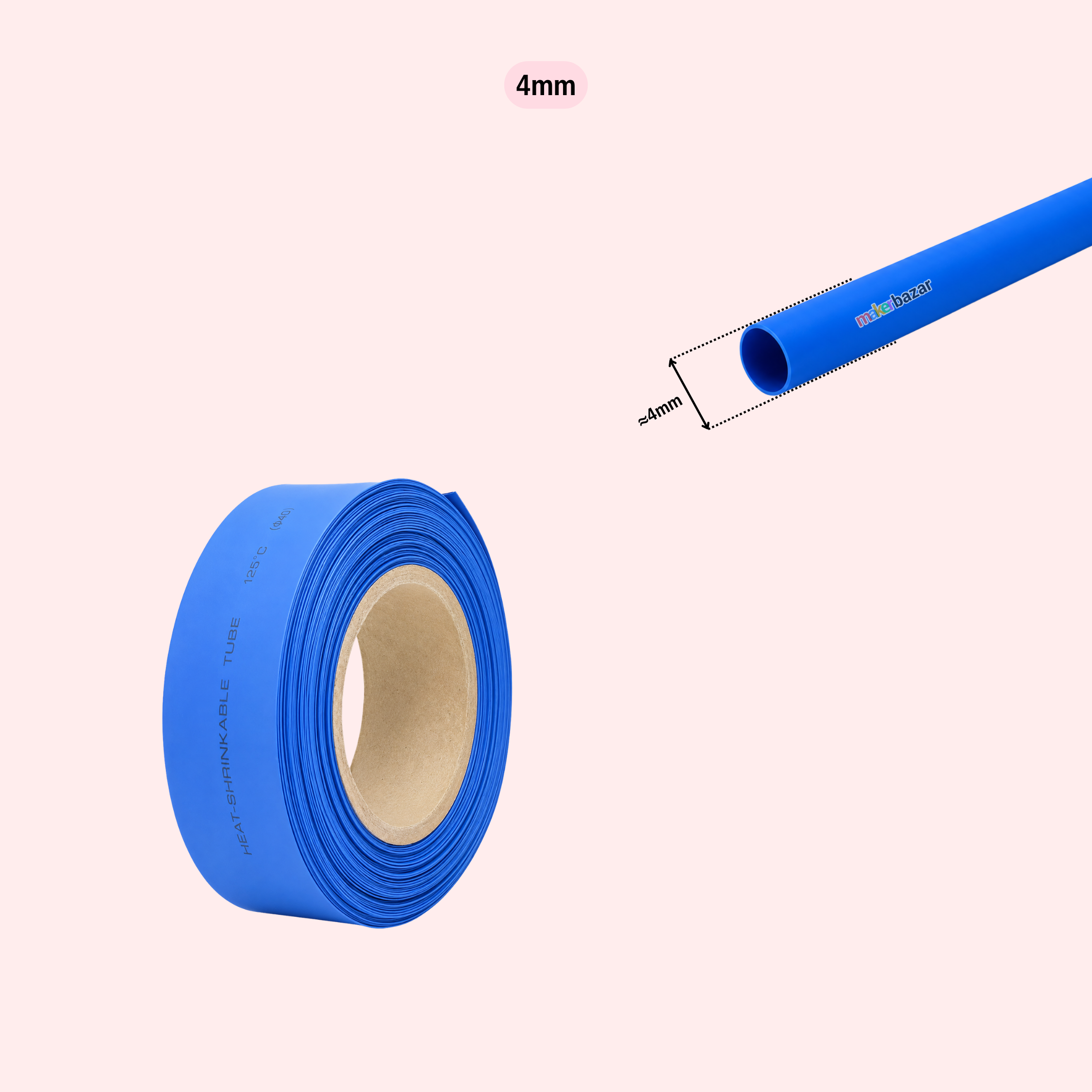 Blue Heat Shrink Sleeve Tube For Wire Protection