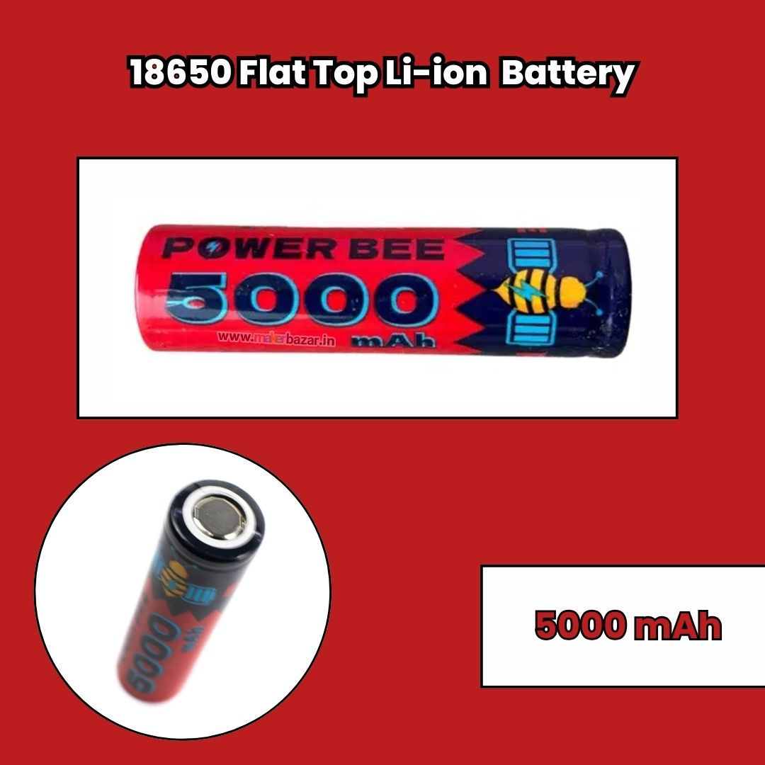 PowerBee: 3.7V 18650 Cell Li-ion Rechargeable Battery