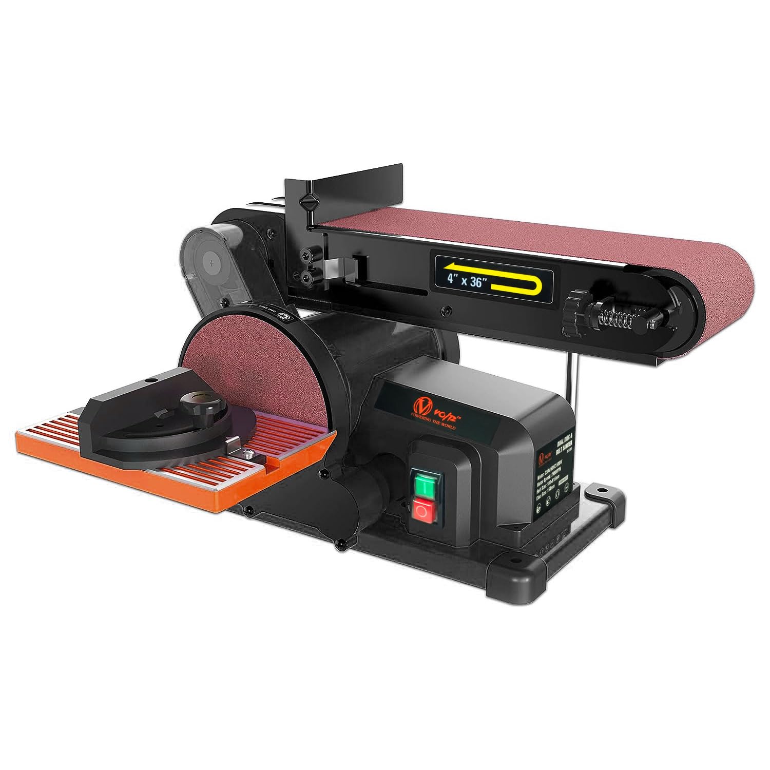 VOLTZ VZ-DS-500 Electric Belt Grinder Sander 6 Inch Electric Belt & Disc Sander