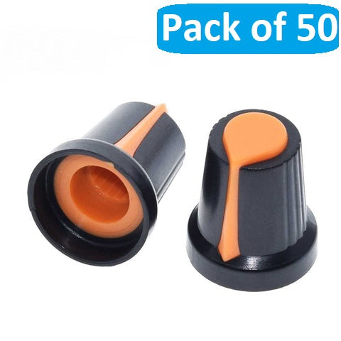 Knob-205 Plastic Potentiometer Knob 6mm With Buffer