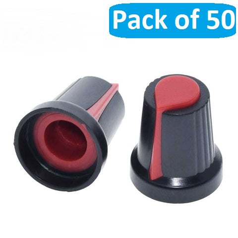 Knob-205 Plastic Potentiometer Knob 6mm With Buffer