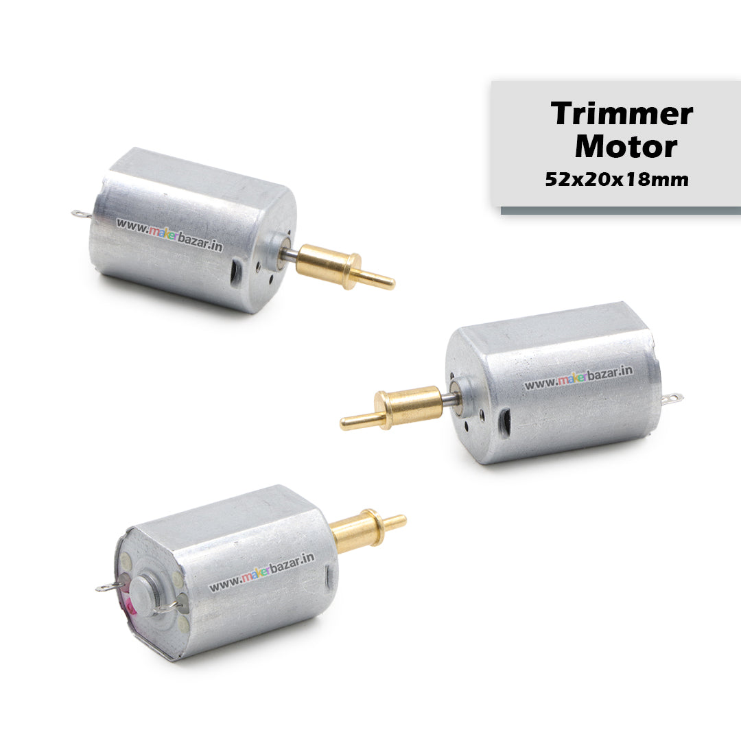 Metal Body DC Trimmer Motor 20x18mm