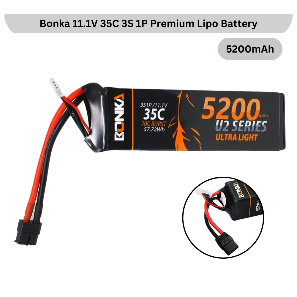 Bonka U2-Series Lithium Polymer Battery for RC Helicopter