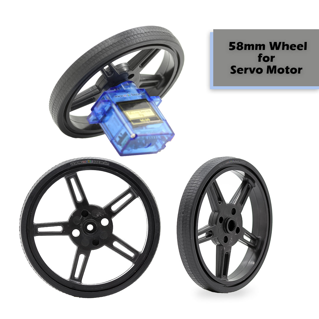 Wheel for SG90/ MG90/ FS90R Servo Motors