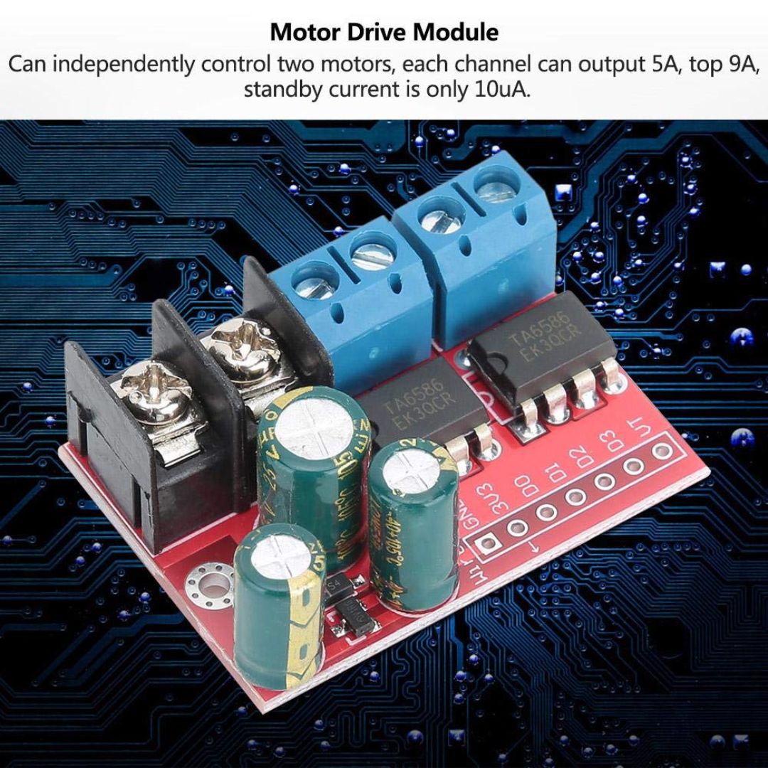TA6586 3V-14V 5A Dual DC Motor Drive Module
