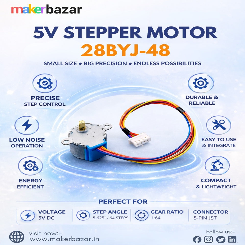 5V Stepper Motor 28BYJ-48