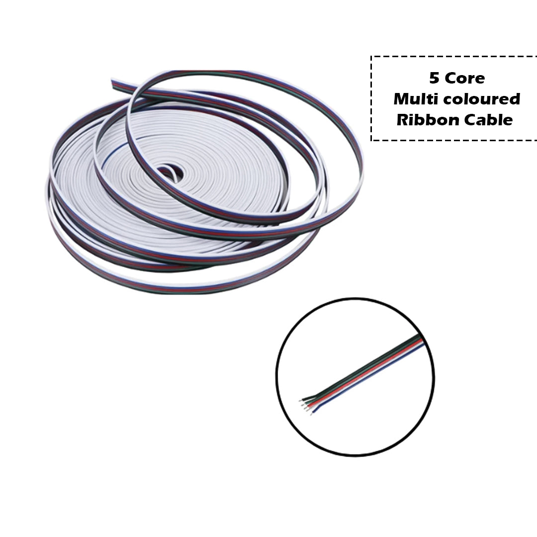 Multi-coloured Ribbon Cable Wire