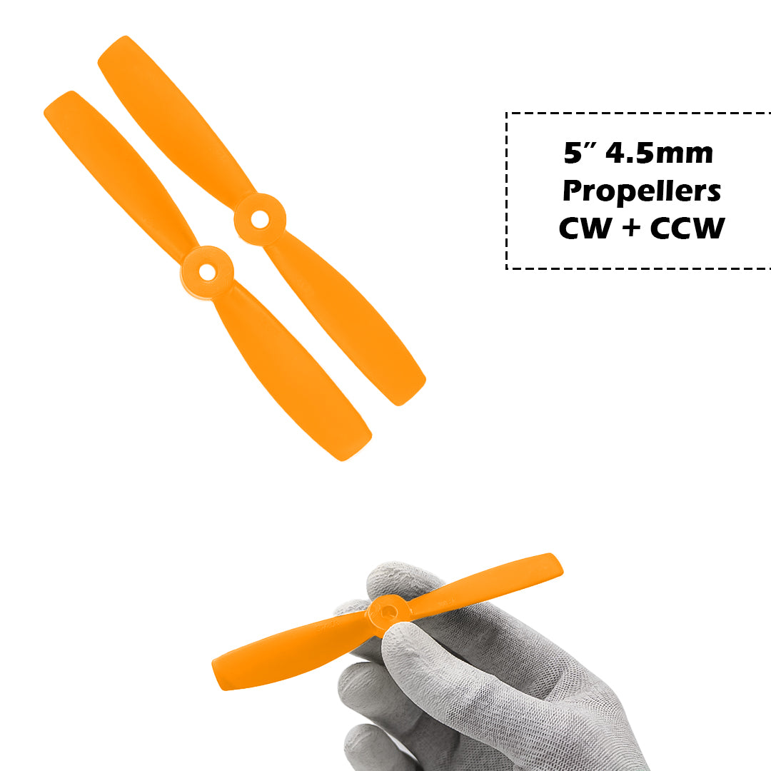 2-Blades 4.5mm Propellers For Drone/Quadcopters CW + CCW (1-Pair)