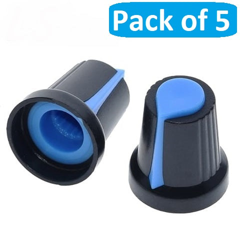 Knob-205 Plastic Potentiometer Knob 6mm With Buffer