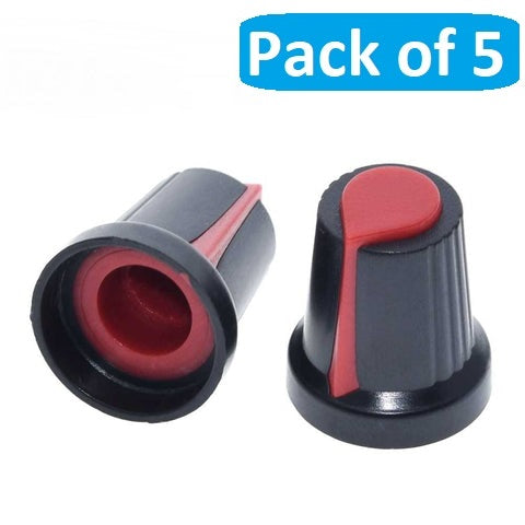 Knob-205 Plastic Potentiometer Knob 6mm With Buffer