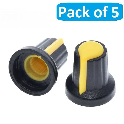 Knob-205 Plastic Potentiometer Knob 6mm With Buffer