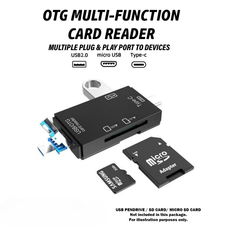 Generic: 3-in-1 SD Card Reader