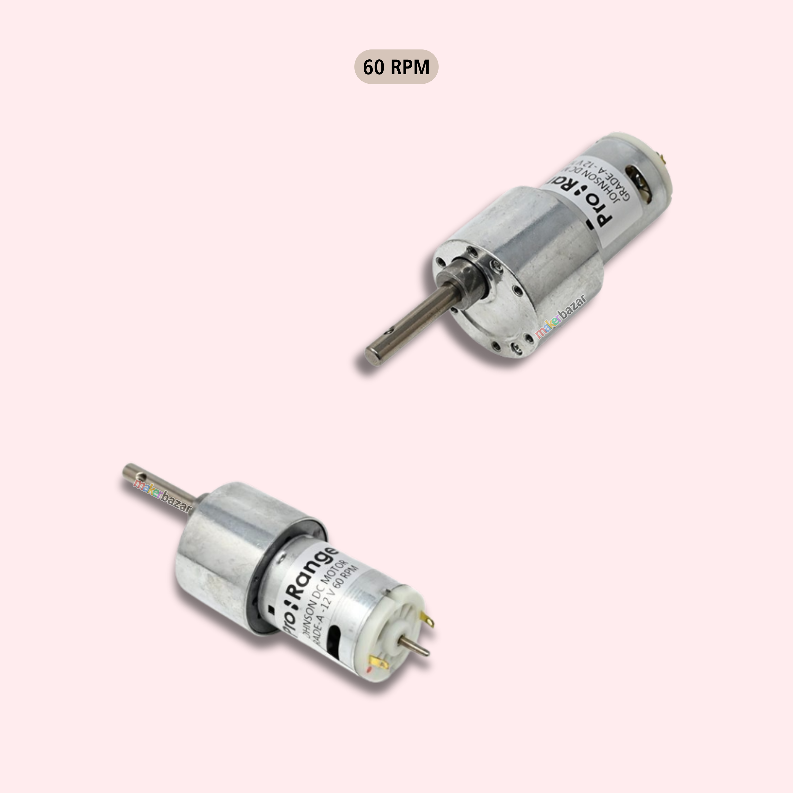 Pro-Range 12V Johnson Geared DC Motor Encoder Compatible Grade A Quality