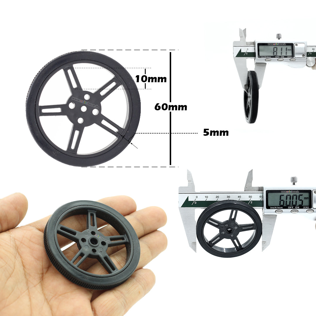Wheel for SG90/ MG90/ FS90R Servo Motors