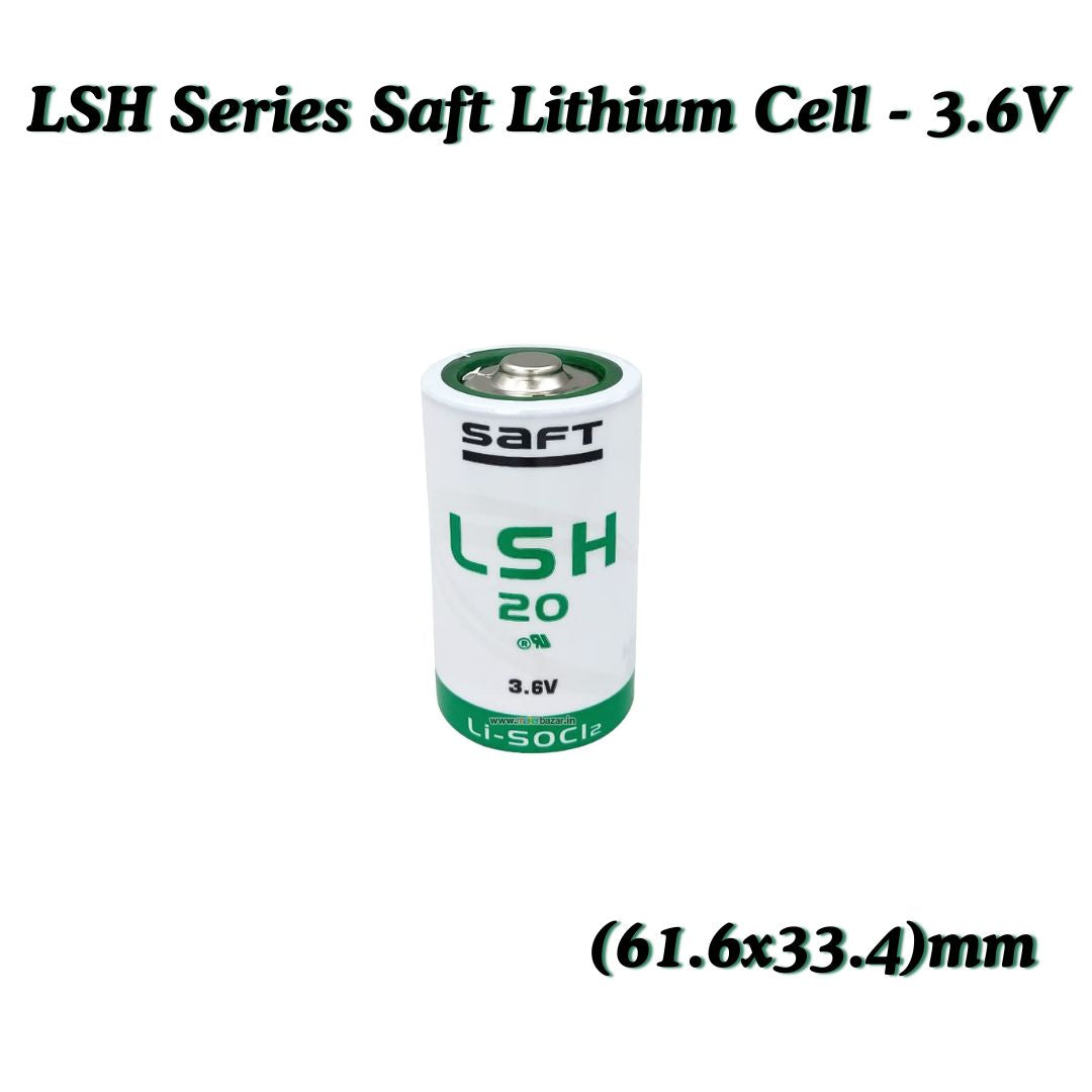 3.6V LS & LSH Series Saft Lithium Cell