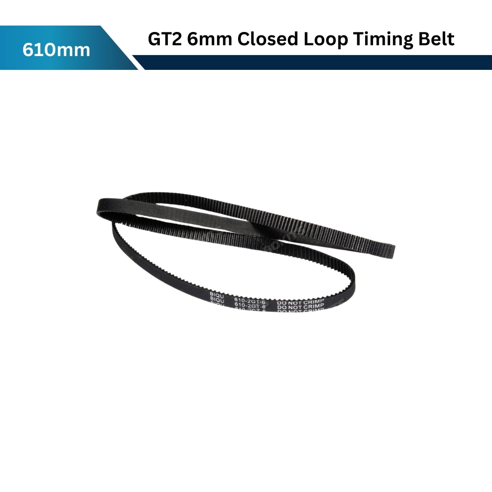GT2 6mm Closed Loop Timing Belt