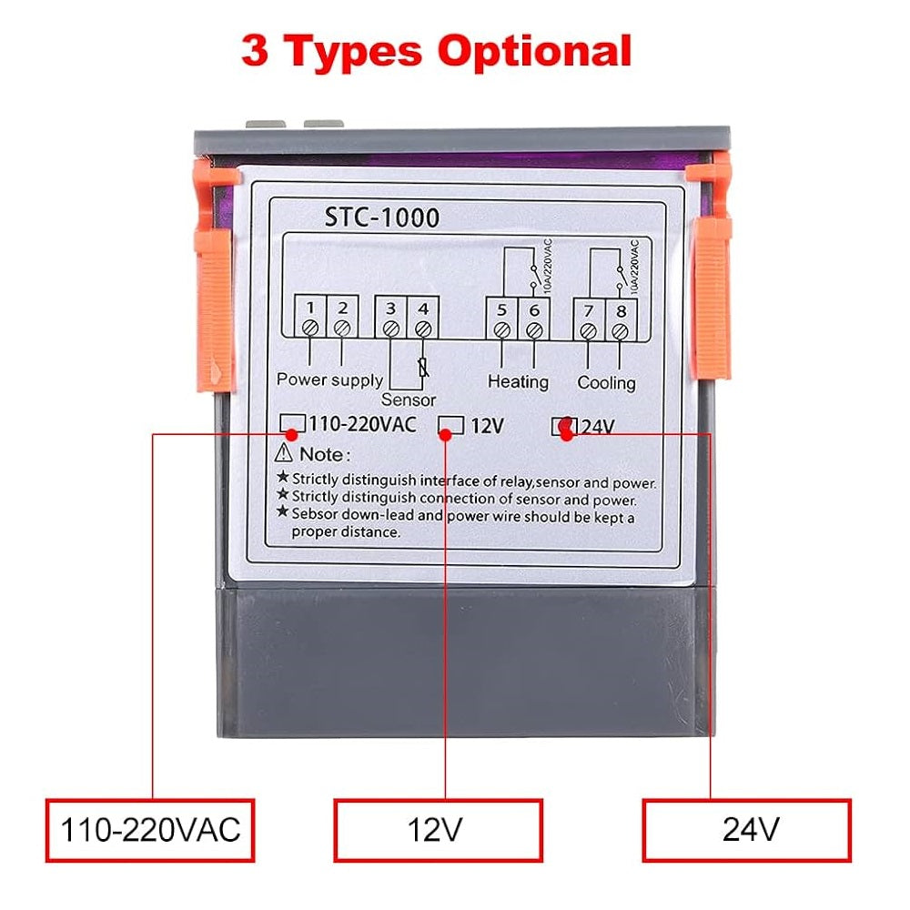 STC-1000 Digital Temperature Controlled Thermostat Switch