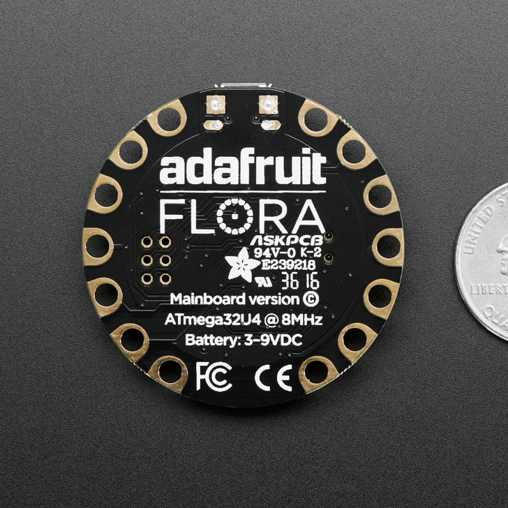 Adafruit FLORA - Wearable Electronic Platform: Arduino-Compatible V3