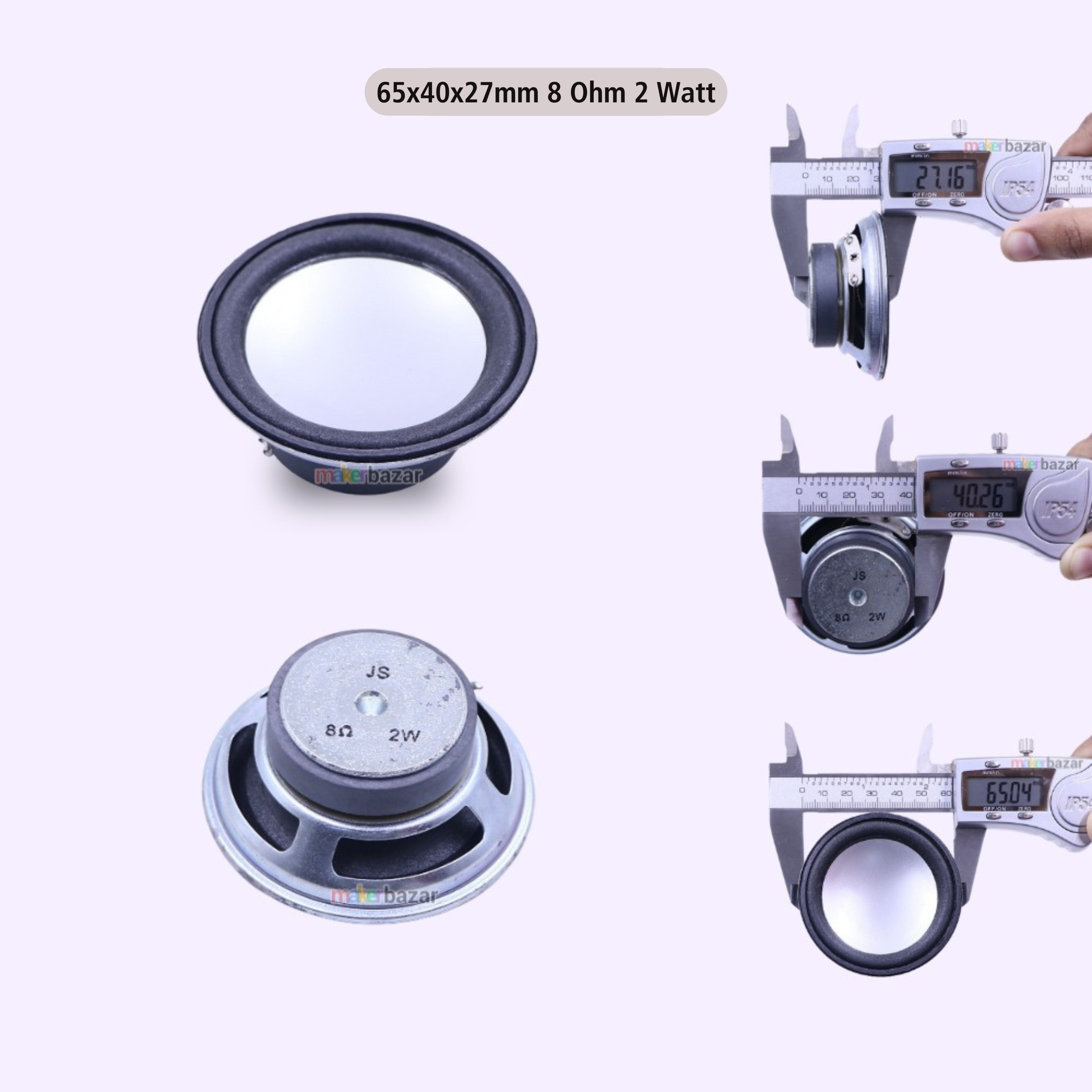 2.5 Inch External Magnet Speaker Without Frame