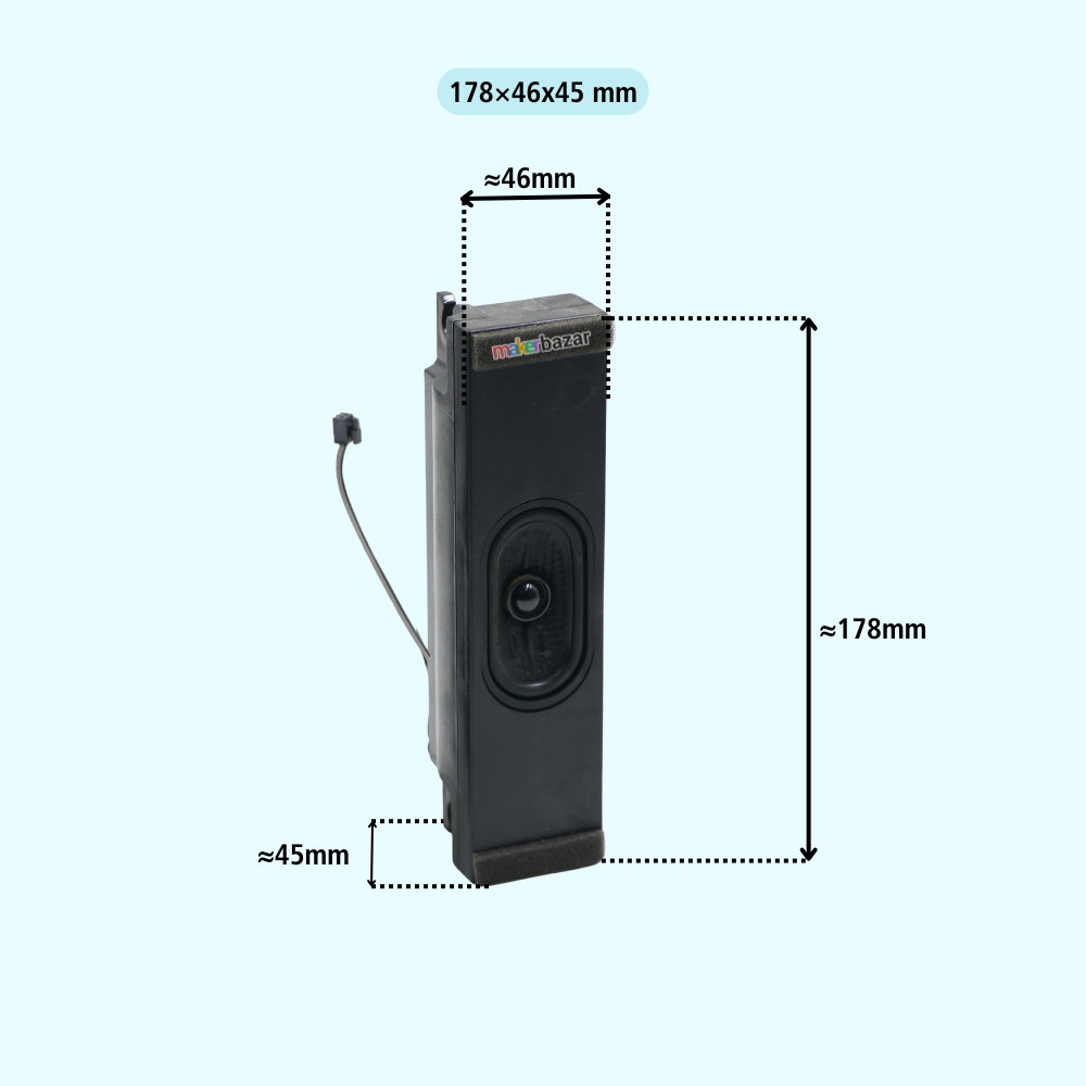 6Ω 10W LED/LCD/OLED LAPTOP & TV Speakers - REFURBISHED