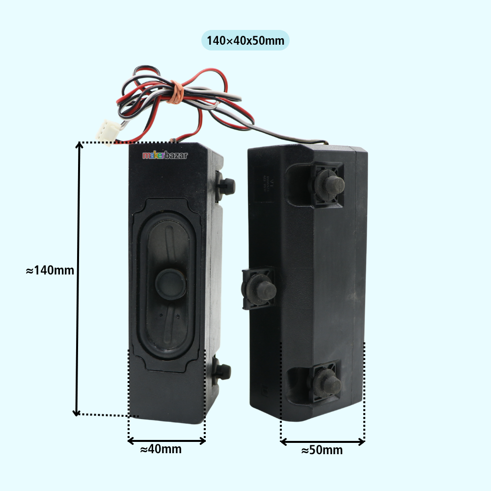 6Ω 10W LED/LCD/OLED LAPTOP & TV Speakers - REFURBISHED