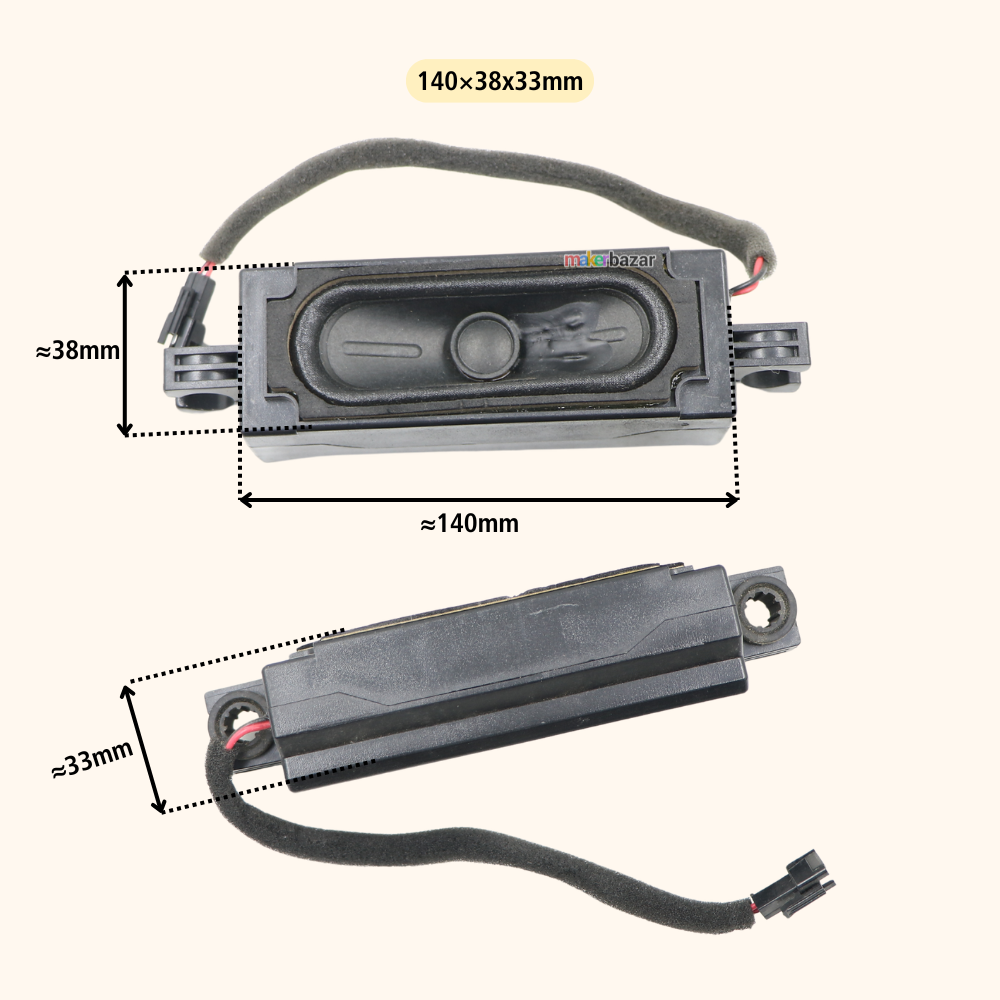 6Ω 10W LED/LCD/OLED LAPTOP & TV Speakers - REFURBISHED