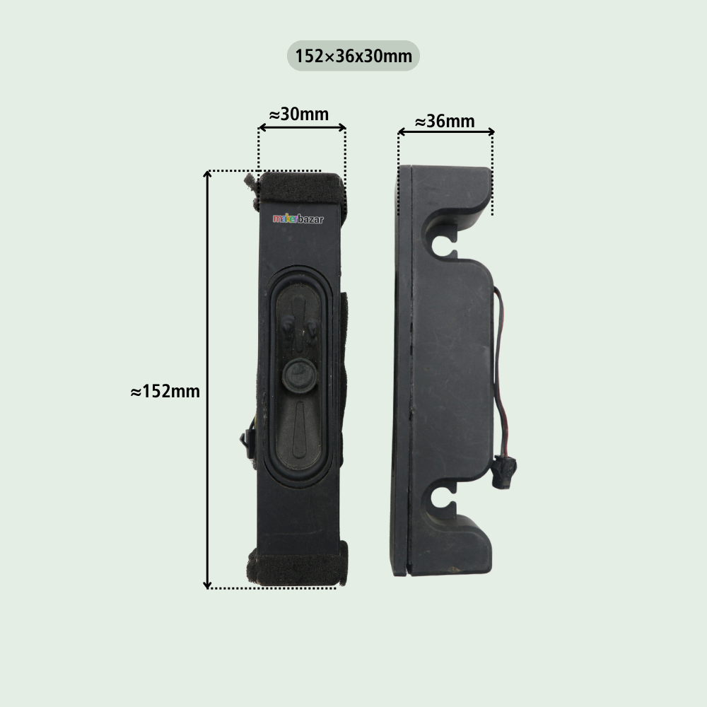 6Ω 10W LED/LCD/OLED LAPTOP & TV Speakers - REFURBISHED
