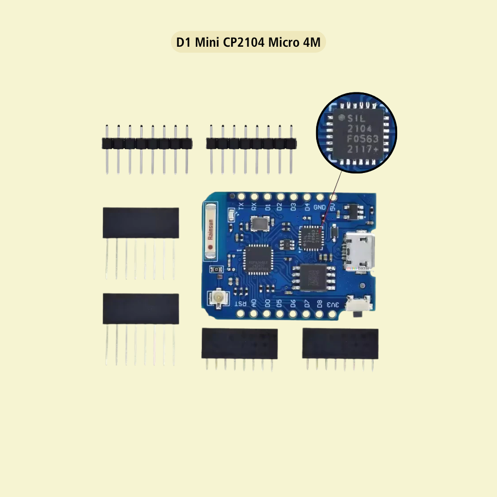 Wemos D1 Mini - IOT ESP8266 Based Development Boards
