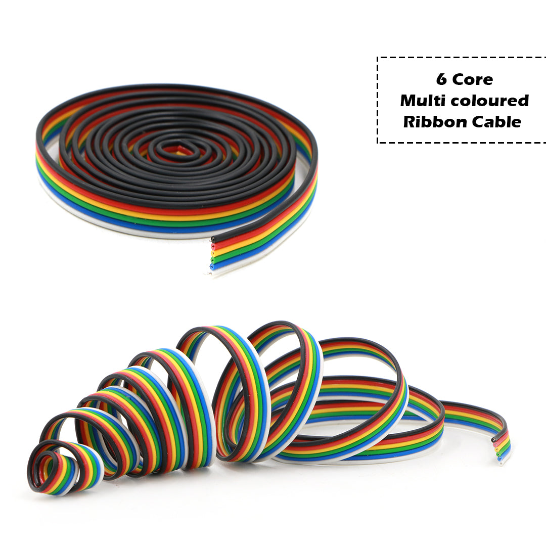 Multi-coloured Ribbon Cable Wire