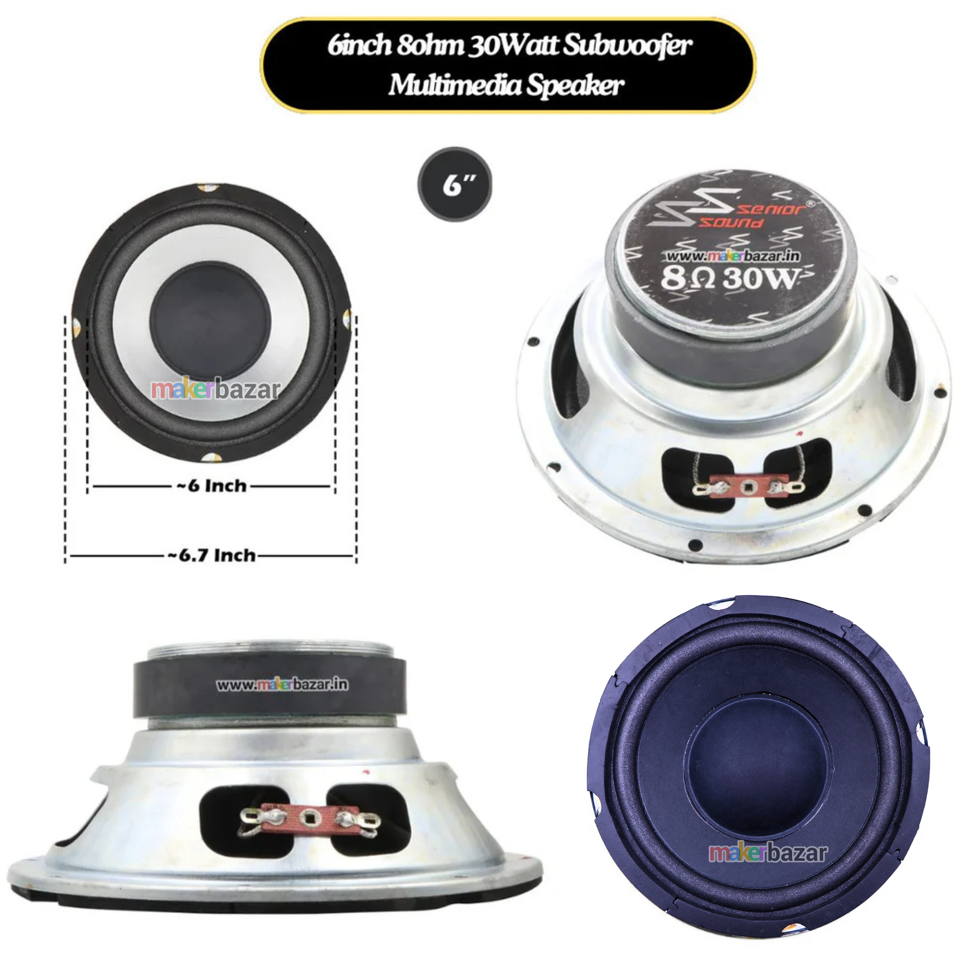 Senior Sound: Subwoofer Multimedia Speaker